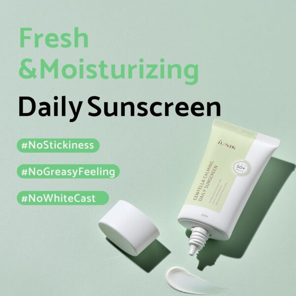 Iunik - Centella Calming Daily Sunscreen | Fresh & Moisturizing Daily Sunscreen | #NoStickiness #NoGreasyFeeling #NoWhiteCast