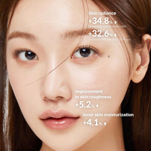 Medicube - Deep Vita C Capsule Cream | Skin radiance: +34.8% (immediate improvement rate), +32.6% (improvement rate after 24 hours) | Improvement in skin roughness: +5.2%, Inner skin moisturization: +4.1%